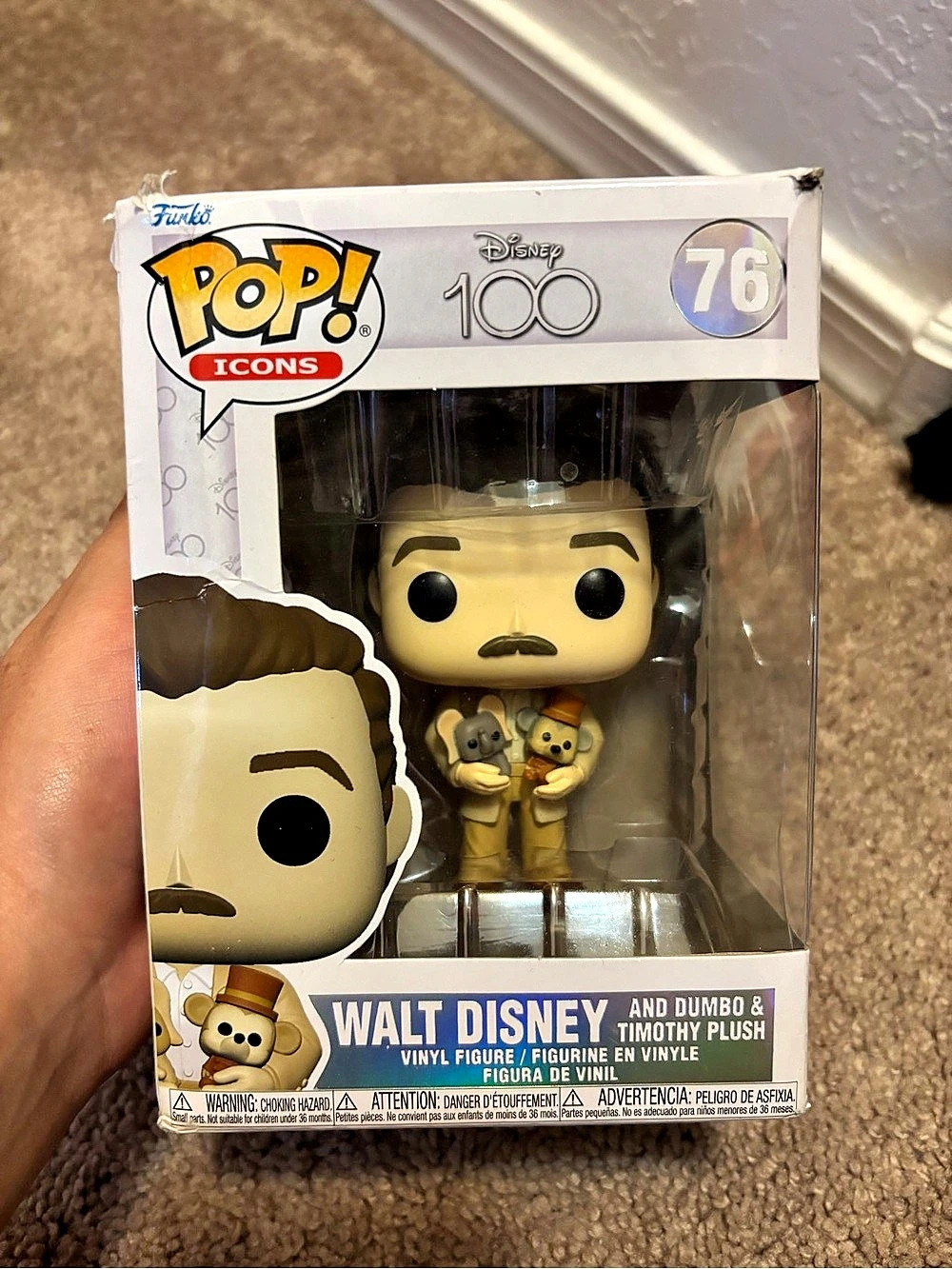Funko POP Disney 100 Walt Disney Dumbo Timothy #76